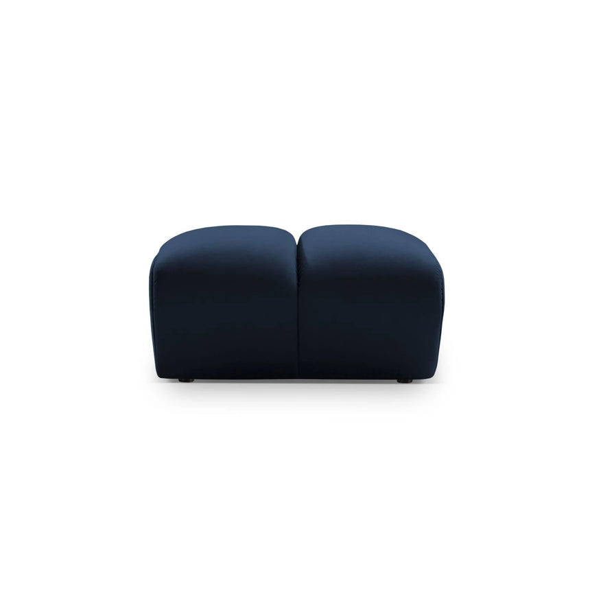 Diana Pouf mit Bezug aus Samt (Sal5) in Königsblau, 82x60 cm – Bild 3