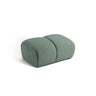 Diana Pouf mit Bezug aus Strukturierter Stoff (Bub13) in Mint, 82x60 cm – Bild 1