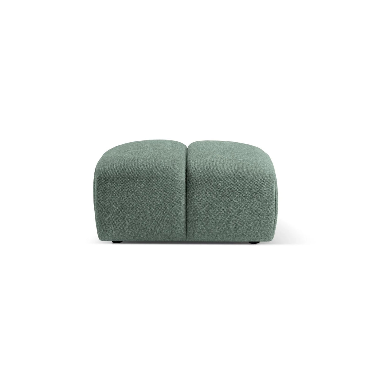 Diana Pouf mit Bezug aus Strukturierter Stoff (Bub13) in Mint, 82x60 cm – Bild 4