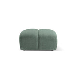 Diana Pouf mit Bezug aus Strukturierter Stoff (Bub13) in Mint, 82x60 cm – Bild 4