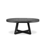 Dustin ausziehbarer Tisch Platte aus Eichenfurnier und Beine aus Eiche, 130-230 cm - ZEN ZONE Furniture