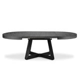 Dustin ausziehbarer Tisch Platte aus Eichenfurnier und Beine aus Eiche, 130-230 cm - ZEN ZONE Furniture