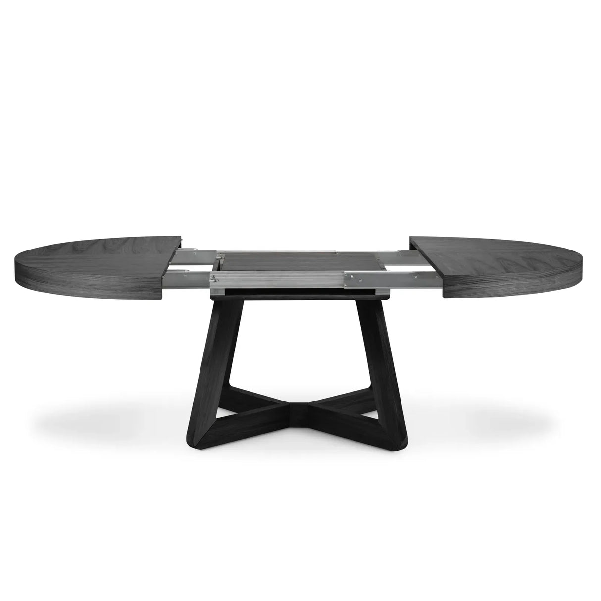 Dustin ausziehbarer Tisch Platte aus Eichenfurnier und Beine aus Eiche, 130-230 cm - ZEN ZONE Furniture