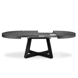 Dustin ausziehbarer Tisch Platte aus Eichenfurnier und Beine aus Eiche, 130-230 cm - ZEN ZONE Furniture