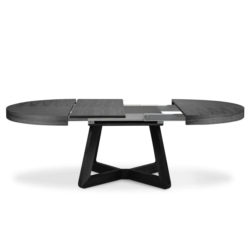 Dustin ausziehbarer Tisch Platte aus Eichenfurnier und Beine aus Eiche, 130-230 cm - ZEN ZONE Furniture