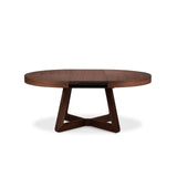 Dustin ausziehbarer Tisch Platte aus Eichenfurnier und Beine aus Eiche, 130-230 cm - ZEN ZONE Furniture
