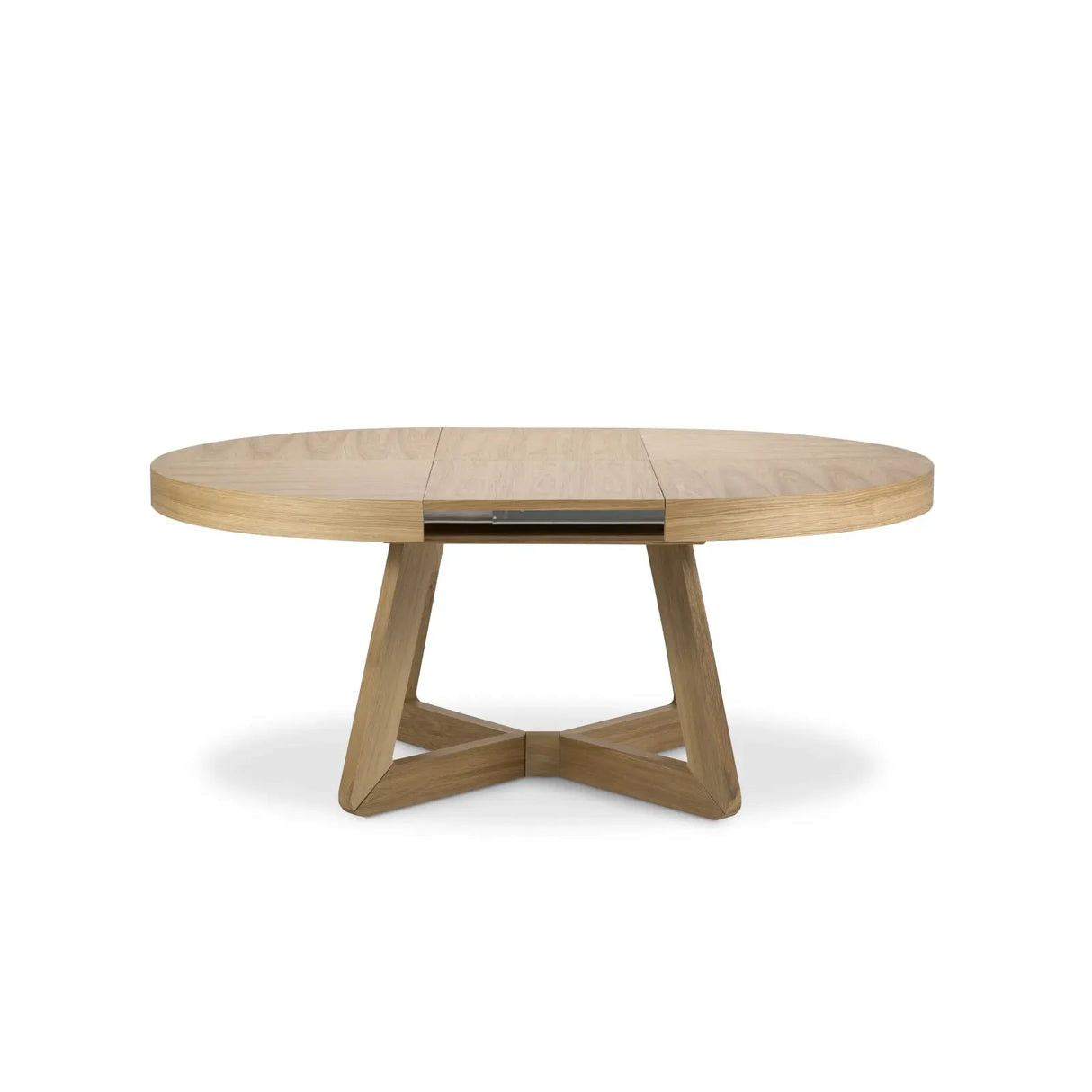 Dustin ausziehbarer Tisch Platte aus Eichenfurnier und Beine aus Eiche, 130-230 cm - ZEN ZONE Furniture