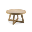 Dustin ausziehbarer Tisch Platte aus Eichenfurnier und Beine aus Eiche, 130-230 cm - ZEN ZONE Furniture