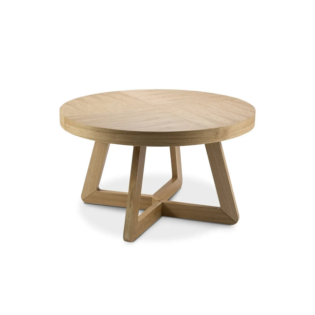 Dustin ausziehbarer Tisch Platte aus Eichenfurnier und Beine aus Eiche, 130-230 cm - ZEN ZONE Furniture