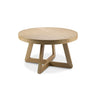 Dustin ausziehbarer Tisch Platte aus Eichenfurnier und Beine aus Eiche, 130-230 cm - ZEN ZONE Furniture