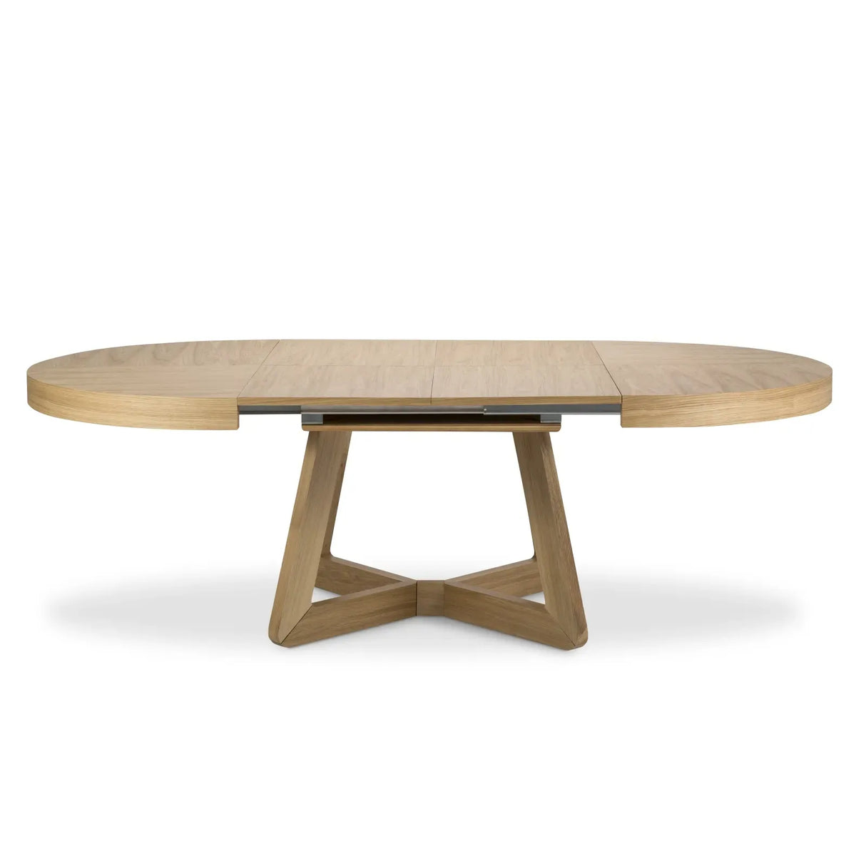 Dustin ausziehbarer Tisch Platte aus Eichenfurnier und Beine aus Eiche, 130-230 cm - ZEN ZONE Furniture