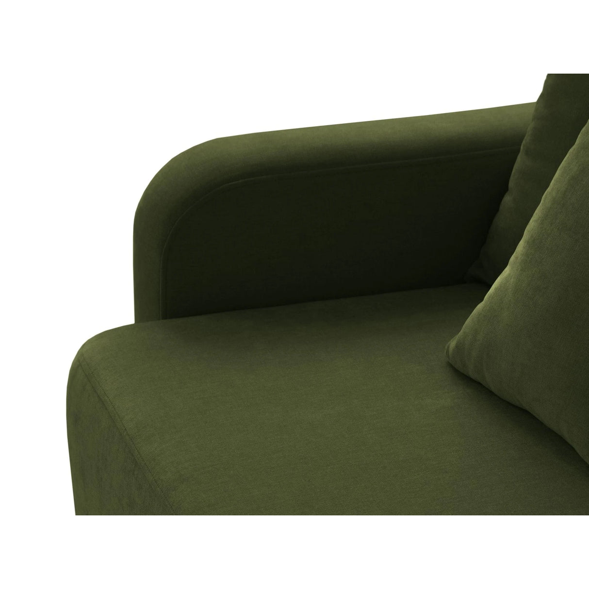 Elen 3-Sitzer Sofa mit Schlaffunktion, aus Strukturierter Stoff (Win34) in Grün, 231x106 cm – Bild 7