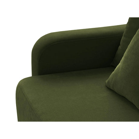 Elen 3-Sitzer Sofa mit Schlaffunktion, aus Strukturierter Stoff (Win34) in Grün, 231x106 cm – Bild 7