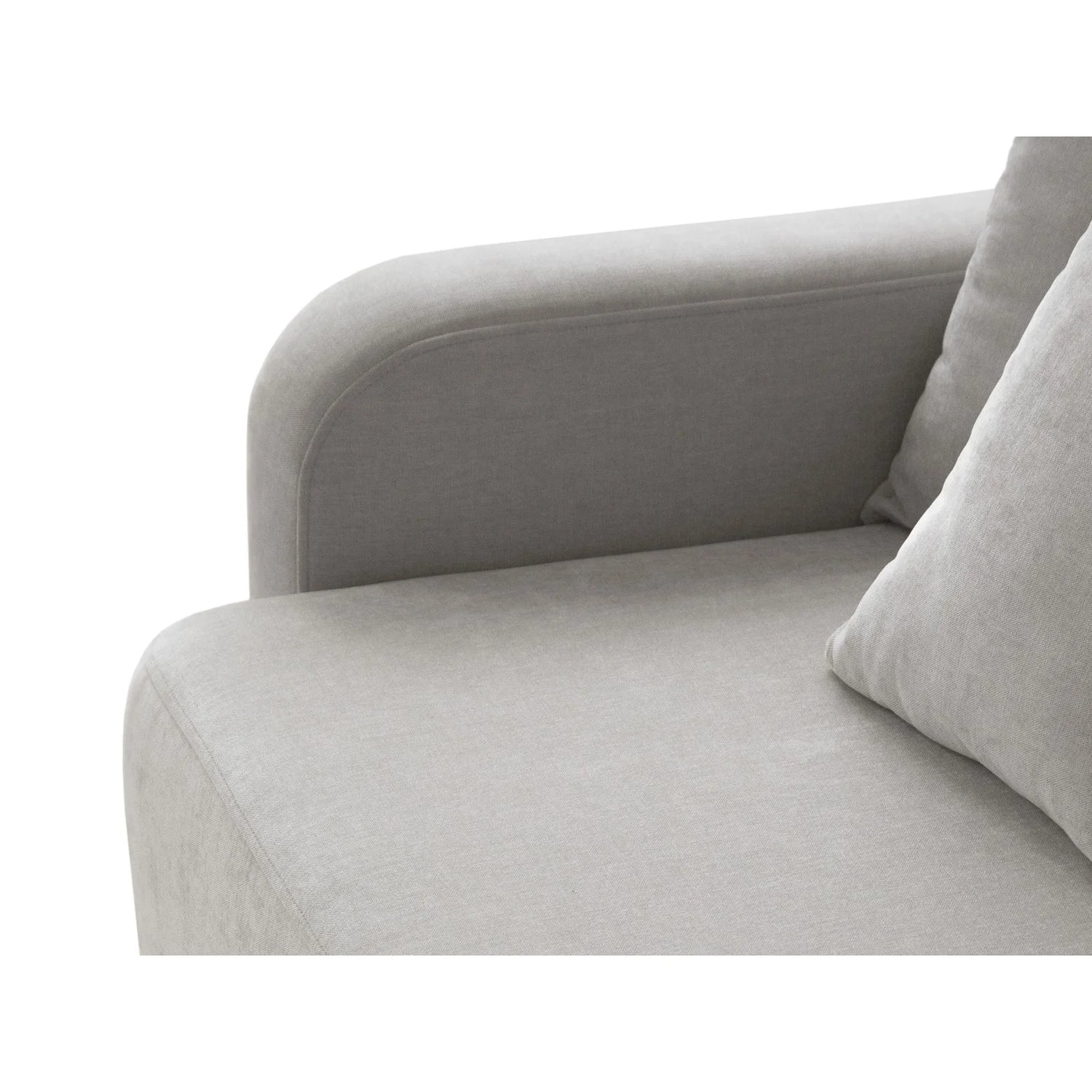 Elen 3-Sitzer Sofa mit Schlaffunktion, aus Strukturierter Stoff (Win80) in Beige, 231x106 cm – Bild 7