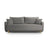 Elen 3-Sitzer Sofa mit Schlaffunktion, aus Strukturierter Stoff (Win90) in Grau, 231x106 cm – Bild 1