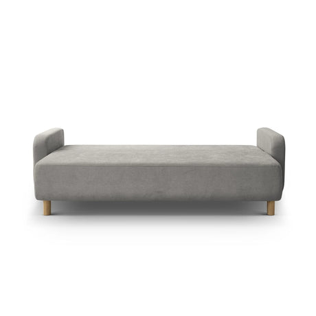 Elen 3-Sitzer Sofa mit Schlaffunktion, aus Strukturierter Stoff (Win90) in Grau, 231x106 cm – Bild 5