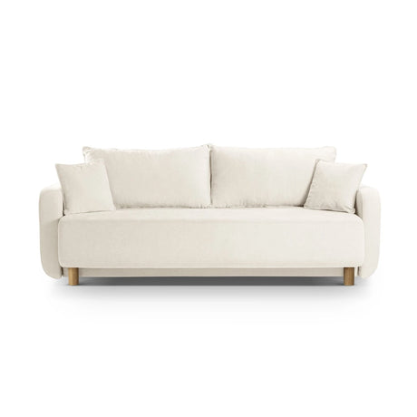 Elen 3-Sitzer Sofa mit Schlaffunktion, aus Strukturstoff, 231x106 cm – Bild 1