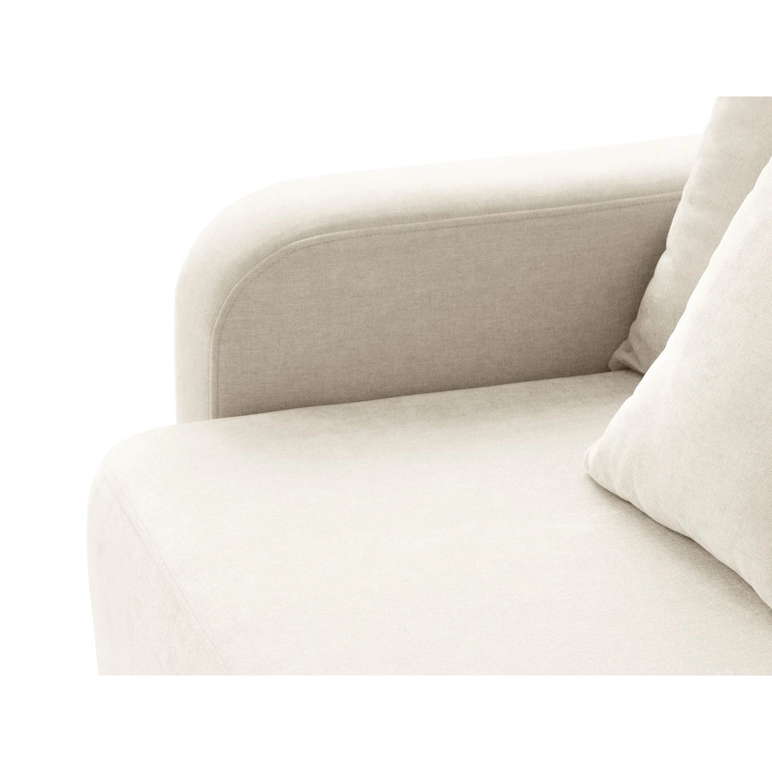 Elen 3-Sitzer Sofa mit Schlaffunktion, aus Strukturstoff, 231x106 cm – Bild 7