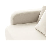 Elen 3-Sitzer Sofa mit Schlaffunktion, aus Strukturstoff, 231x106 cm – Bild 7