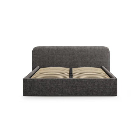 Elizabeth Bett mit Stauraum und Kopfteil in Boucle (MoAn) in Anthrazit, 160x200 cm – Bild 4