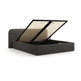 Elizabeth Bett mit Stauraum und Kopfteil in Boucle (MoAn) in Anthrazit, 180x200 cm – Bild 6