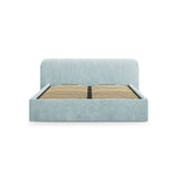 Elizabeth Bett mit Stauraum und Kopfteil in Strukturierter Stoff (BABSAF) in Mint, 200x200 cm – Bild 4