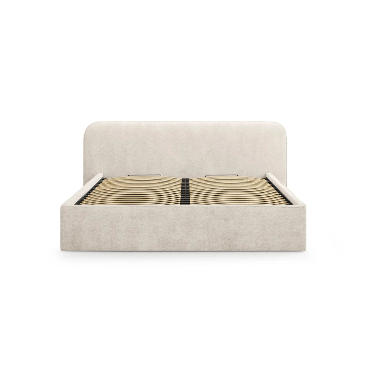 Elizabeth Bett mit Stauraum und Kopfteil in Strukturierter Stoff (BABTOF) in Beige, 160x200 cm – Bild 4