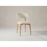 Essstuhl Efiie gepolstert mit Boucle oder Strukturstoff, 48x51 cm – Bild 5