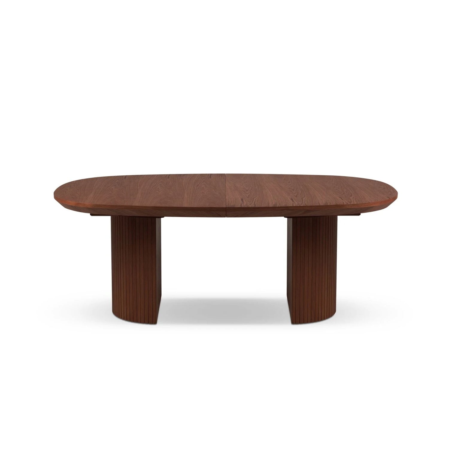 Extendable Table, "Nido", 12 Seats, Dark Oak Veneer and Dark Brown Oak, 200/300x110x75

Made in Europe – Bild 1