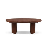 Extendable Table, "Nido", 12 Seats, Dark Oak Veneer and Dark Brown Oak, 200/300x110x75

Made in Europe – Bild 1