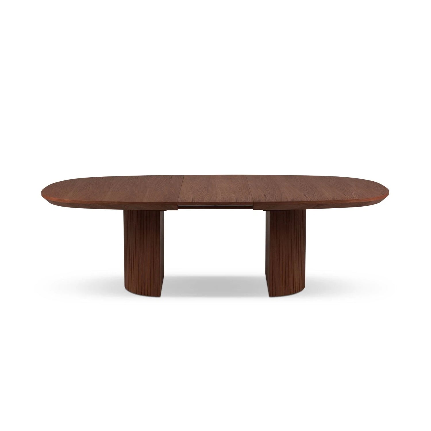 Extendable Table, "Nido", 12 Seats, Dark Oak Veneer and Dark Brown Oak, 200/300x110x75

Made in Europe – Bild 3