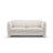 Georgia 2-Sitzer Sofa aus Chenille (SILENCIO 06) in Leichtes Beige, 168x90 cm – Bild 1