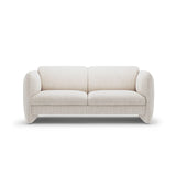 Georgia 2-Sitzer Sofa aus Chenille (SILENCIO 06) in Leichtes Beige, 168x90 cm – Bild 1
