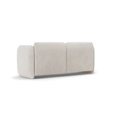 Georgia 2-Sitzer Sofa aus Chenille (SILENCIO 06) in Leichtes Beige, 168x90 cm – Bild 3