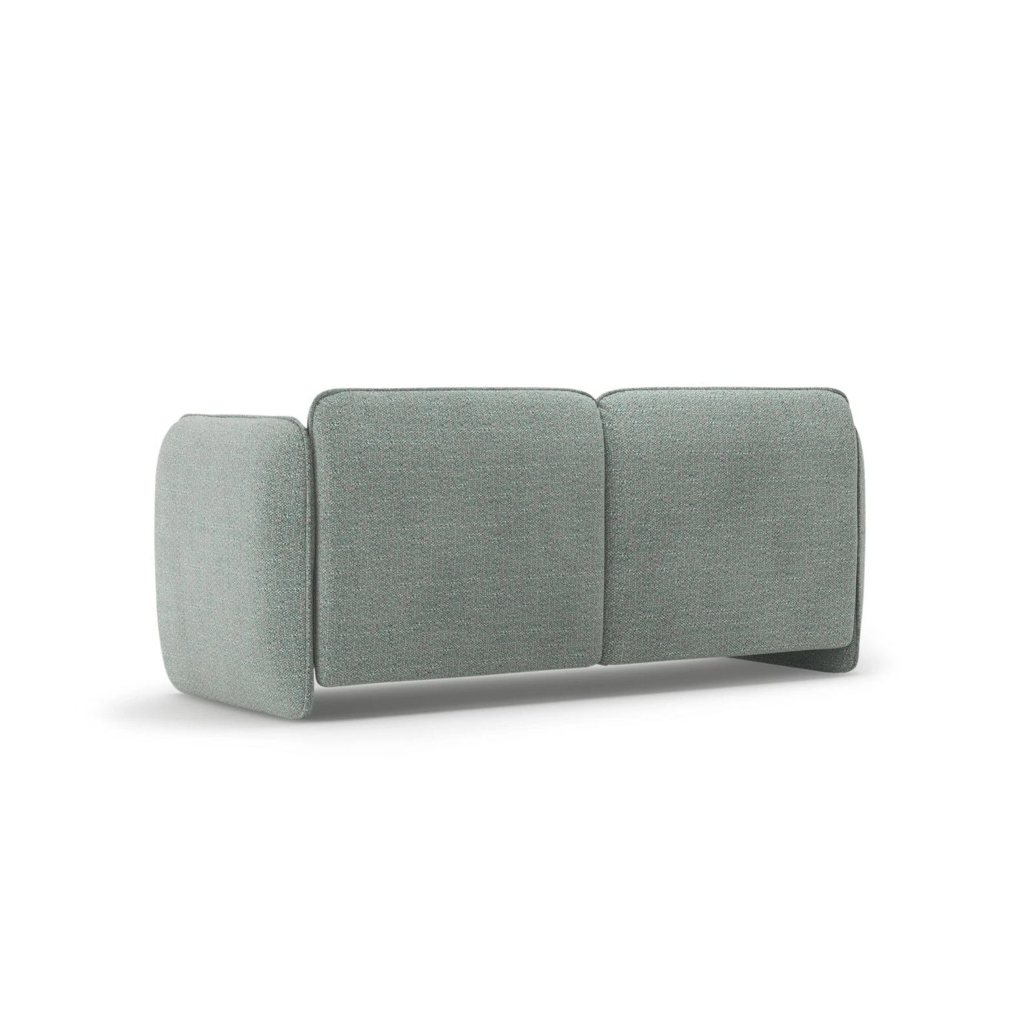 Georgia 2-Sitzer Sofa aus Chenille (SILENCIO 72) in Gedämpftes Blau, 168x90 cm – Bild 3