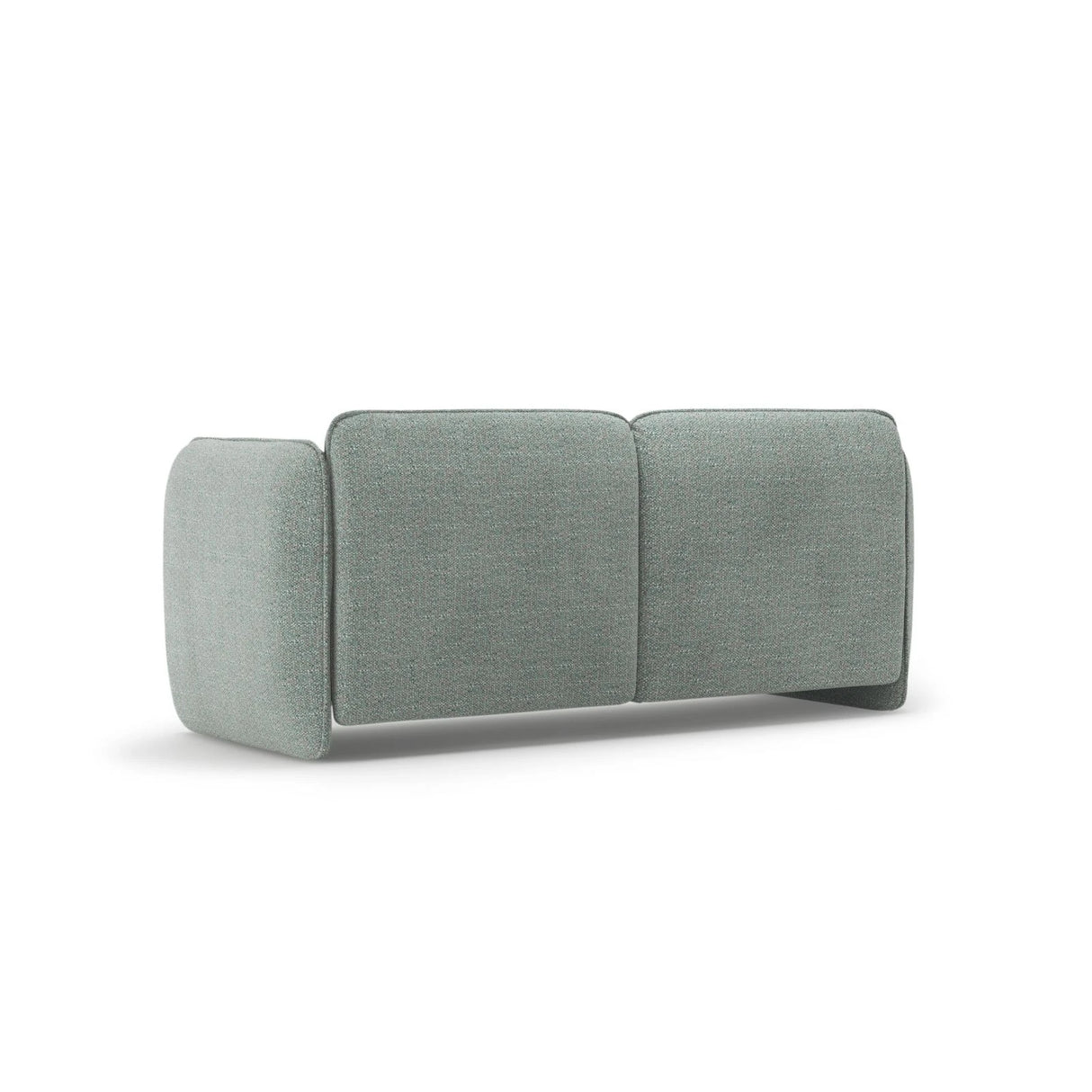 Georgia 2-Sitzer Sofa aus Chenille (SILENCIO 72) in Gedämpftes Blau, 168x90 cm – Bild 3