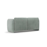 Georgia 2-Sitzer Sofa aus Chenille (SILENCIO 72) in Gedämpftes Blau, 168x90 cm – Bild 3