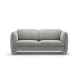Georgia 2-Sitzer Sofa aus Chenille (SILENCIO 86) in Grau, 168x90 cm – Bild 1
