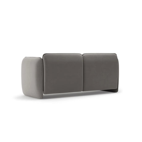 Georgia 2-Sitzer Sofa aus Samt (Magic Velvet 2241) in Dunkelgrau, 168x90 cm – Bild 3