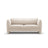 Georgia 2-Sitzer Sofa aus Samt (Magic Velvet 2256) in Elfenbein, 168x90 cm – Bild 1