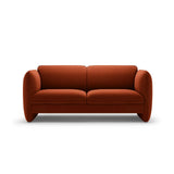 Georgia 2-Sitzer Sofa aus Samt (Magic Velvet 2285) in Kastanienbraun, 168x90 cm – Bild 1