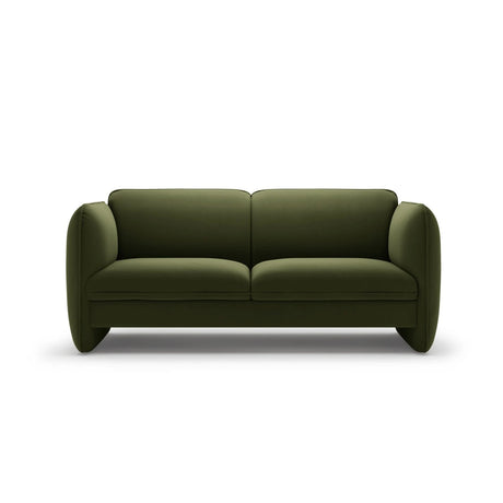 Georgia 2-Sitzer Sofa aus Samt (Magic Velvet 2295) in Armeegrün, 168x90 cm – Bild 1