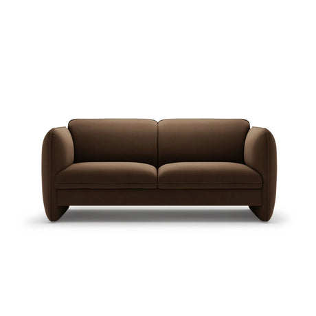Georgia 2-Sitzer Sofa aus Samt (Magic Velvet 2299) in Schokolade, 168x90 cm – Bild 1