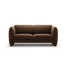 Georgia 2-Sitzer Sofa aus Samt (Magic Velvet 2299) in Schokolade, 168x90 cm – Bild 1