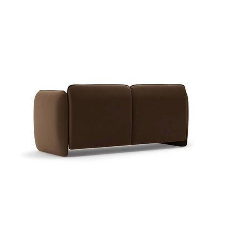Georgia 2-Sitzer Sofa aus Samt (Magic Velvet 2299) in Schokolade, 168x90 cm – Bild 3