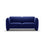 Georgia 2-Sitzer Sofa aus Samt oder Chenille, 168x90 cm – Bild 1