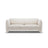 Georgia 3-Sitzer Sofa aus Chenille (SILENCIO 06) in Leichtes Beige, 204x90 cm – Bild 1