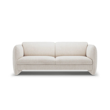 Georgia 3-Sitzer Sofa aus Chenille (SILENCIO 06) in Leichtes Beige, 204x90 cm – Bild 1