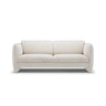 Georgia 3-Sitzer Sofa aus Chenille (SILENCIO 06) in Leichtes Beige, 204x90 cm – Bild 1