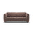 Georgia 3-Sitzer Sofa aus Chenille (SILENCIO 27) in Braun, 204x90 cm – Bild 1